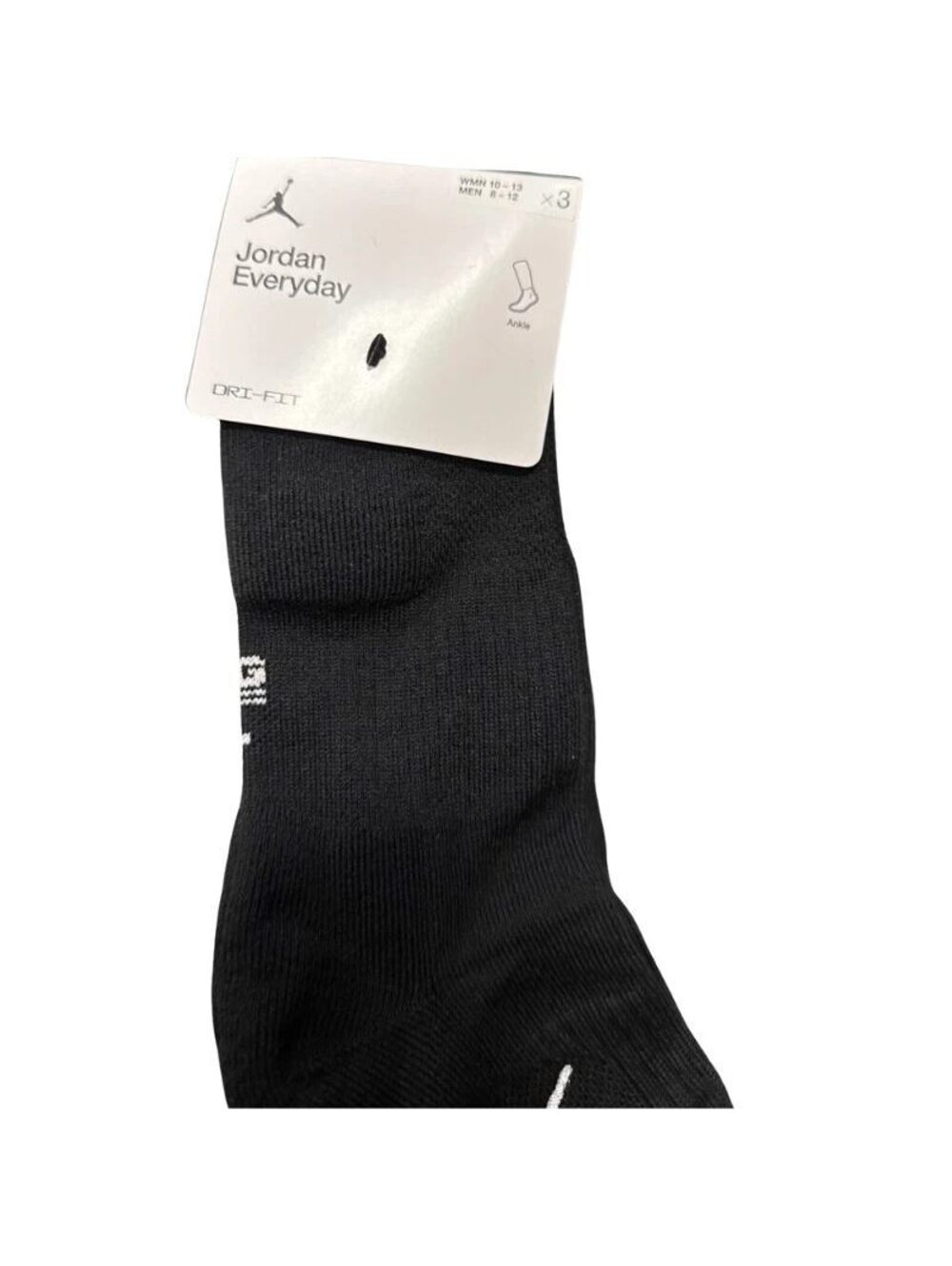 Nike Jordan Everyday Dri-FIT Crew Socks 3 Pack Size M 8-12 W10-13 2 Pack New